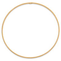 14k 1.5mm Polished Slip-on Bangle Bracelet-DB538