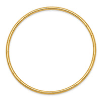 14k 2.5mm Grooved Slip-on Bangle-DB571