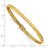 14K Yellow Gold Polished Flexible Bangle-DB600