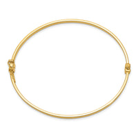 14k Polished Hinged Bangle Bracelet-DB615