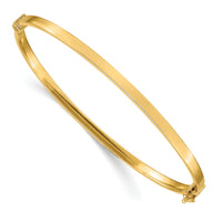 14k Polished Hinged Bangle Bracelet-DB615