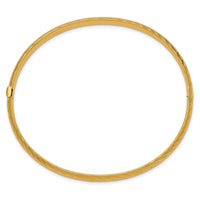 14k 3/16 Textured Hinged Bangle-DB652