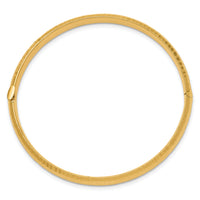 14k 3/16 Hammered Children's Hinged Bangle-DB690