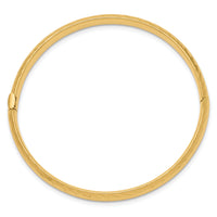 14k 3/16 Textured Children's Hinged Bangle-DB691