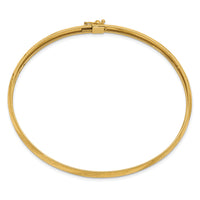 14k Twisted Diamond-cut Flexible Bangle-DB697