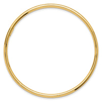 14k 3.00mm Polished Slip On Bangle-DB735