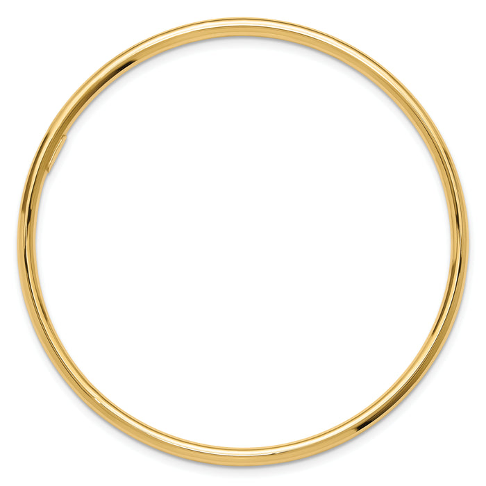 14k 3.00mm Polished Slip On Bangle-DB735