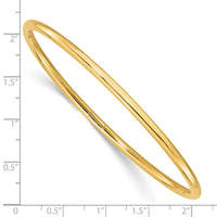 14k 3.00mm Polished Slip On Bangle-DB735