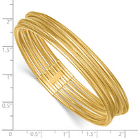 14k 5 Strand Mesh Stretch Bracelet-DB752