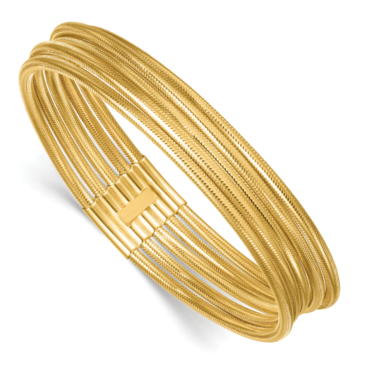 14k 5 Strand Mesh Stretch Bracelet-DB752