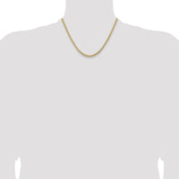 14k 3.5mm Solid Miami Cuban Chain-DCU100-18