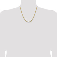 14k 3.5mm Solid Miami Cuban Chain-DCU100-20