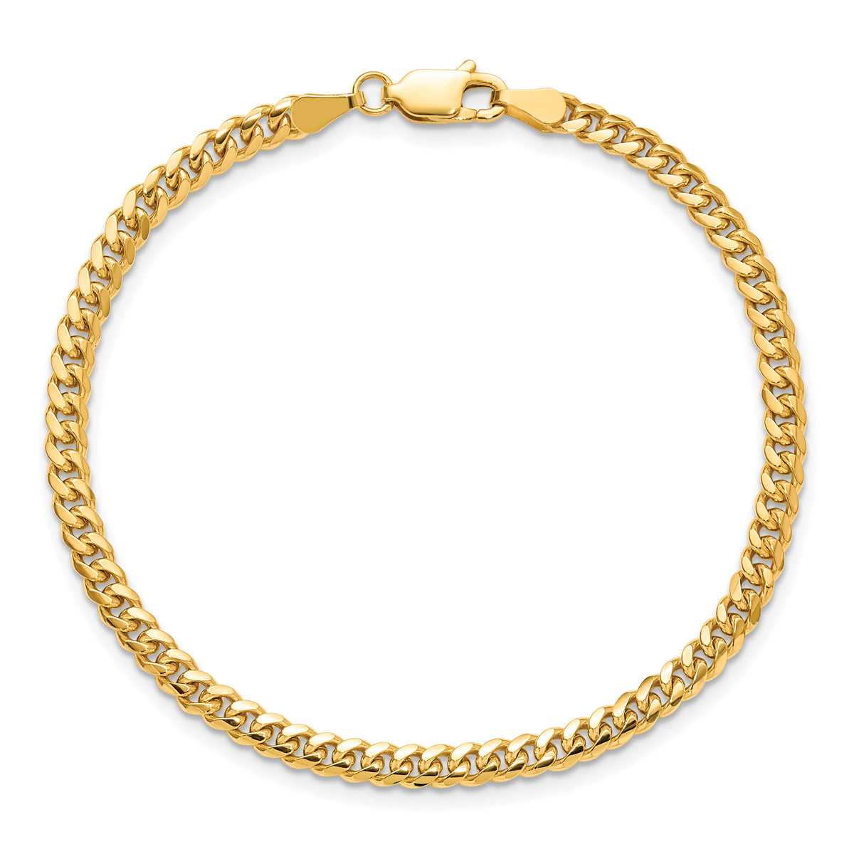 14k 3.5mm Solid Miami Cuban Chain-DCU100-7
