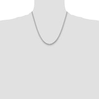 14k White Gold 3.5mm Solid Miami Cuban Chain-DCU100W-20