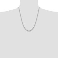14k White Gold 3.5mm Solid Miami Cuban Chain-DCU100W-22
