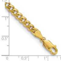 14k 4.25mm Solid Miami Cuban Chain-DCU120-8