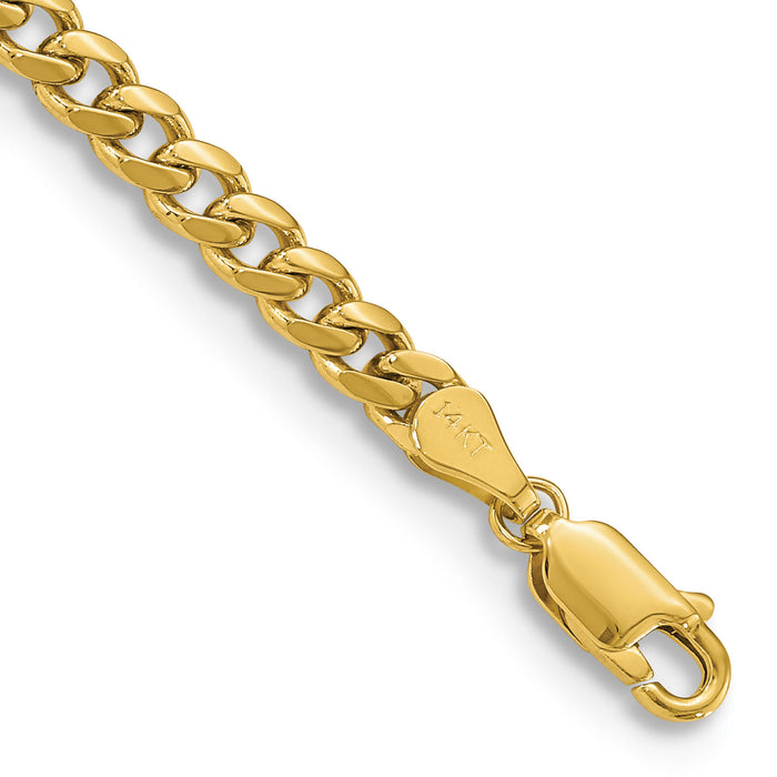 14k 4.25mm Solid Miami Cuban Chain-DCU120-8