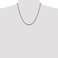 14k White Gold 4.25mm Solid Miami Cuban Chain-DCU120W-20