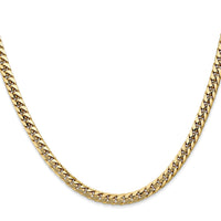14k 4.3mm Solid Miami Cuban Chain-DCU140-18
