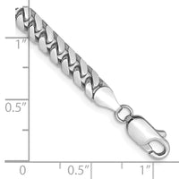 14k White Gold 4.3mm Solid Miami Cuban Chain-DCU140W-8