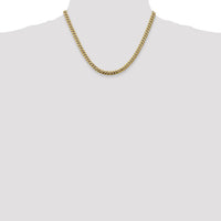 14k 5mm Solid Miami Cuban Chain-DCU160-18