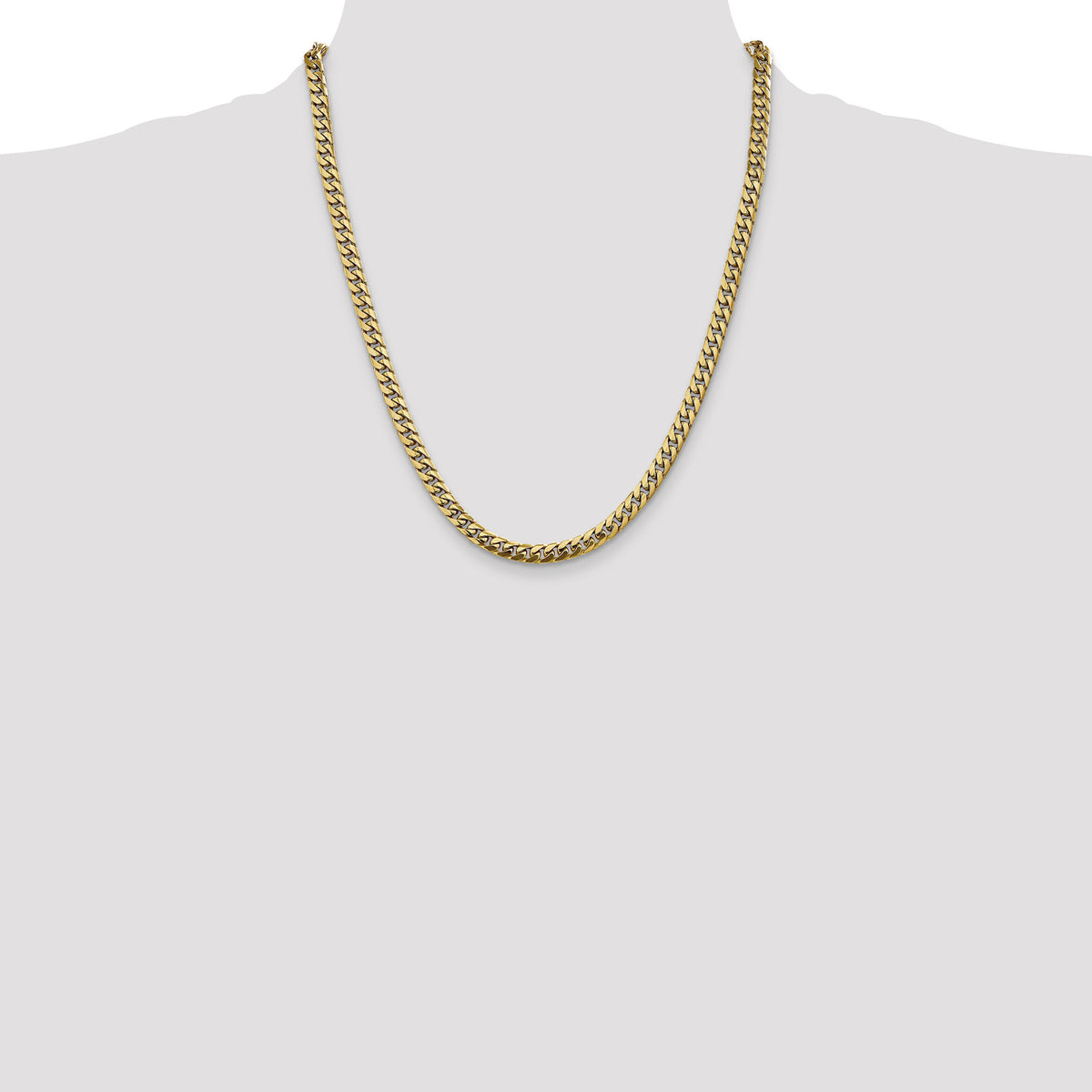 14k 5mm Solid Miami Cuban Chain-DCU160-22
