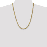 14k 5mm Solid Miami Cuban Chain-DCU160-24