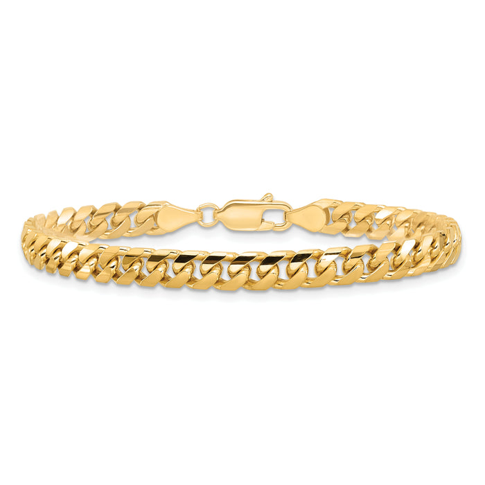 14k 5mm Solid Miami Cuban Chain-DCU160-9