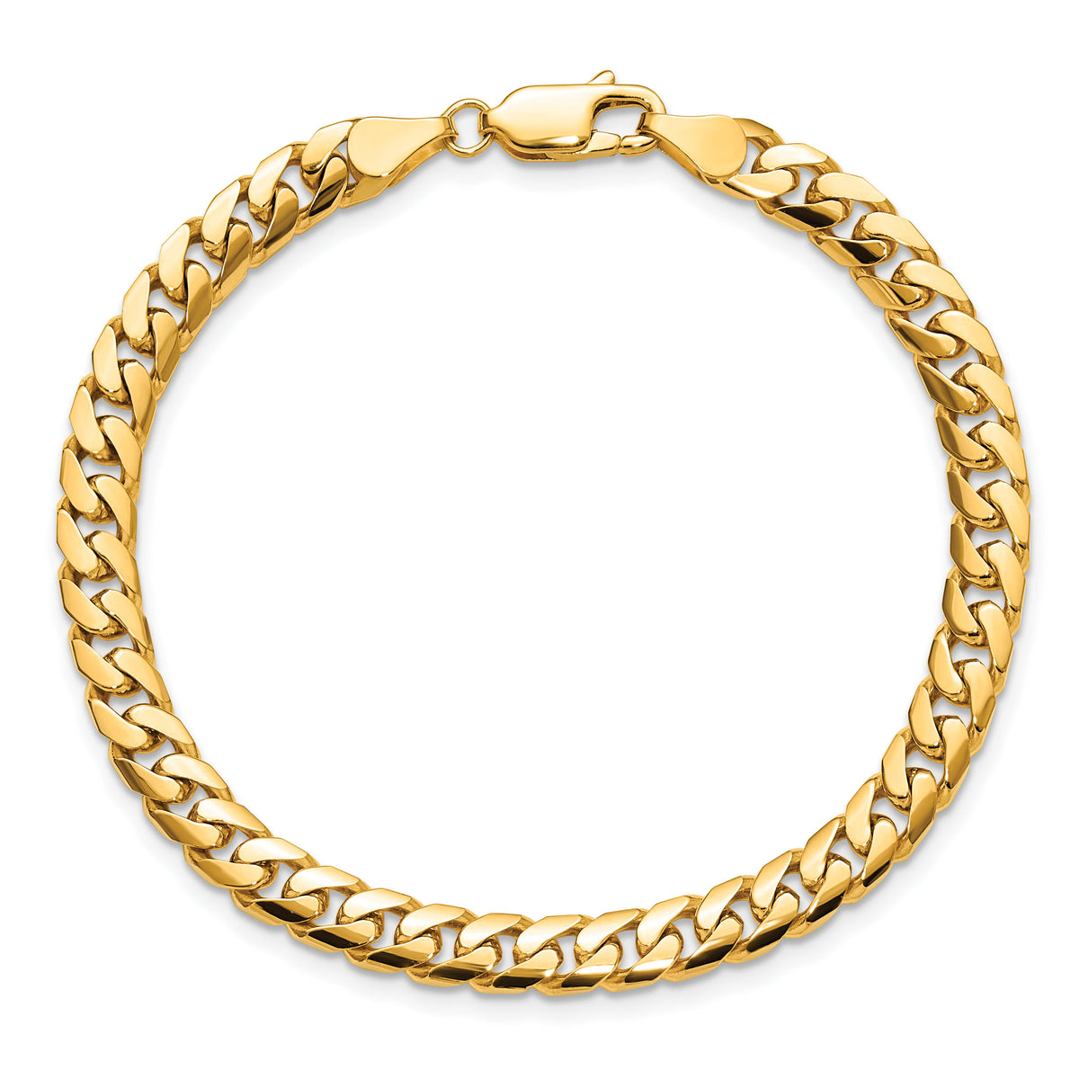 14k 5mm Solid Miami Cuban Chain-DCU160-7