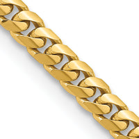 14k 5mm Solid Miami Cuban Chain-DCU160-28
