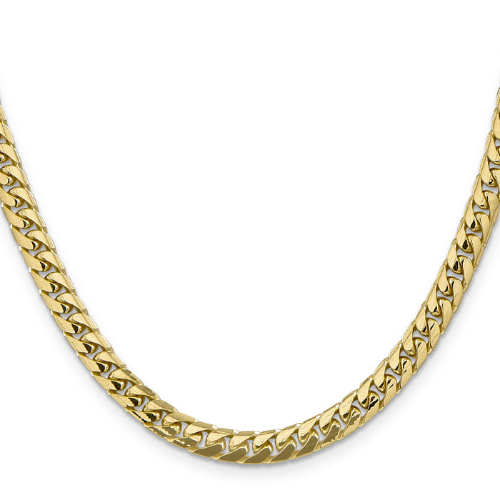 14k 5.5mm Solid Miami Cuban Chain-DCU180-18