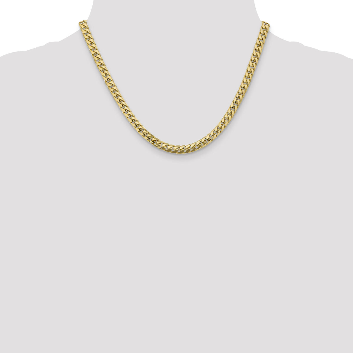 14k 5.5mm Solid Miami Cuban Chain-DCU180-18