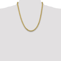 14k 5.5mm Solid Miami Cuban Chain-DCU180-22