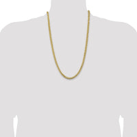 14k 5.5mm Solid Miami Cuban Chain-DCU180-26