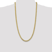 14k 5.5mm Solid Miami Cuban Chain-DCU180-28