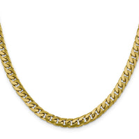 14k 6.25mm Solid Miami Cuban Chain-DCU200-20