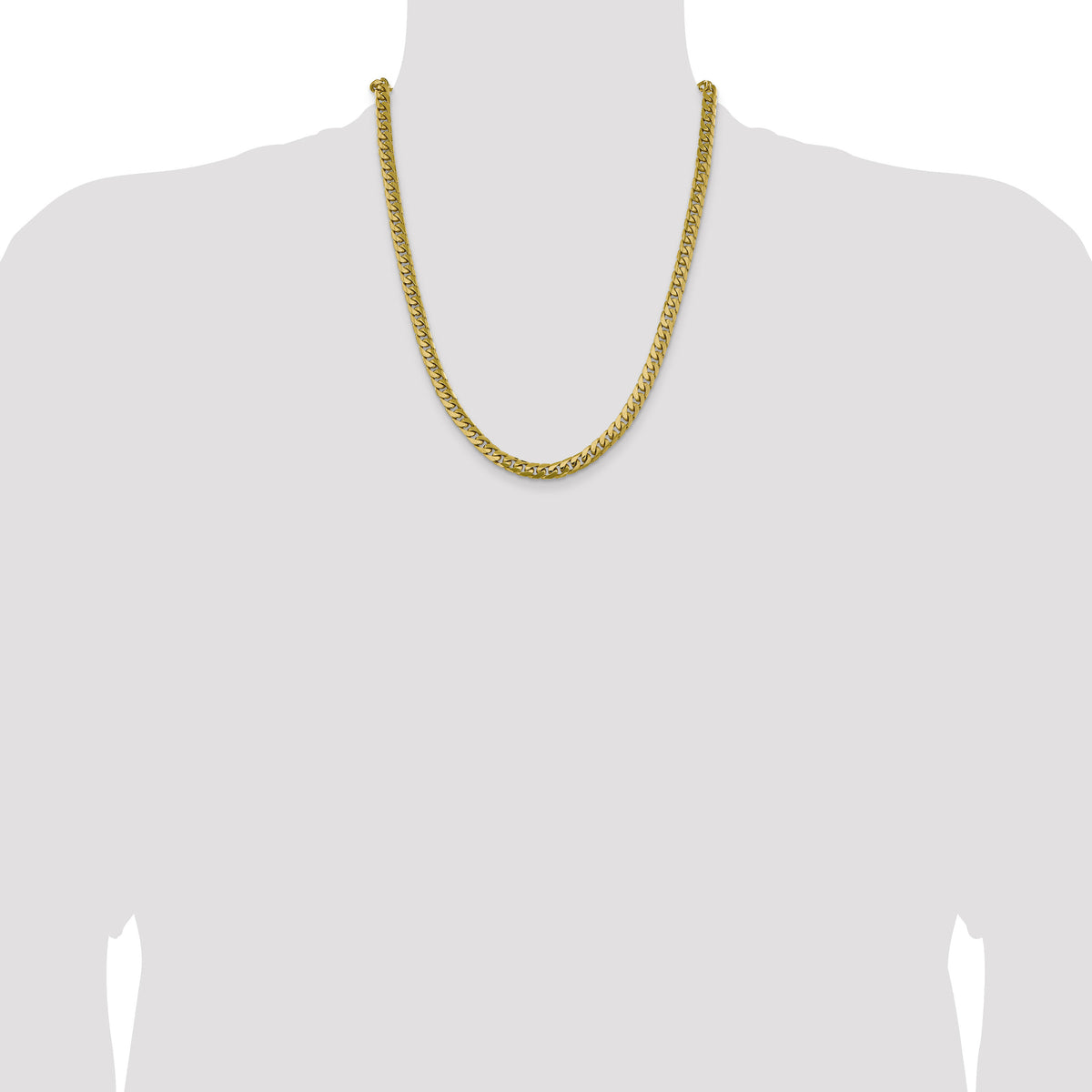 14k 6.25mm Solid Miami Cuban Chain-DCU200-22