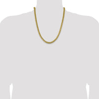 14k 6.25mm Solid Miami Cuban Chain-DCU200-22