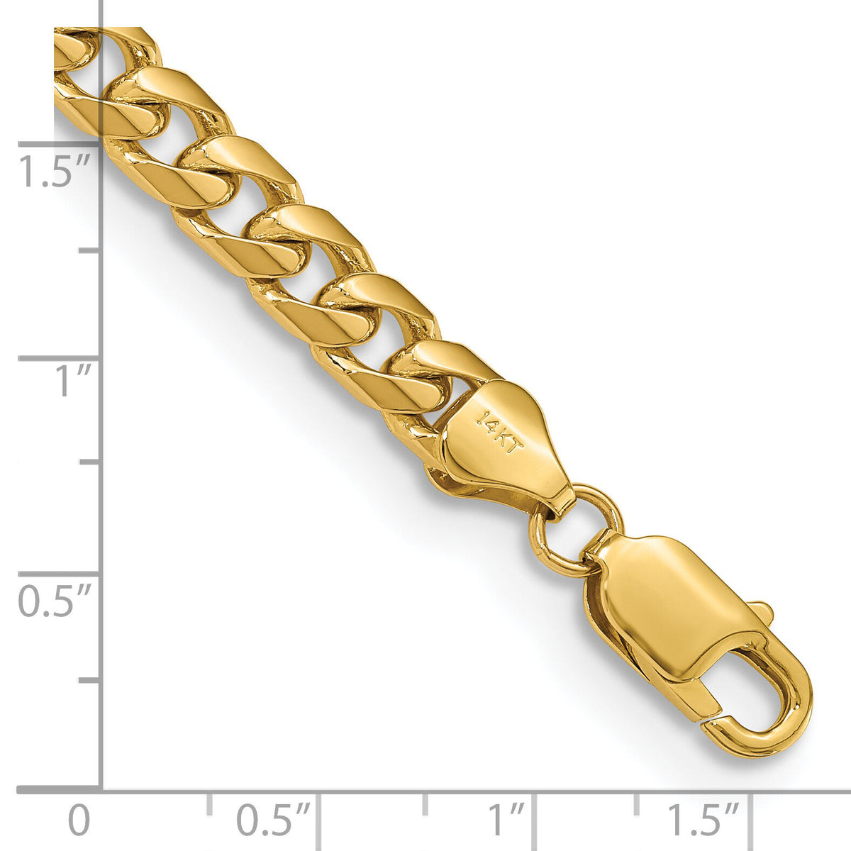 14k 6.25mm Solid Miami Cuban Chain-DCU200-8.5