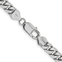 14k White Gold 6.25mm Solid Miami Cuban Chain-DCU200W-26