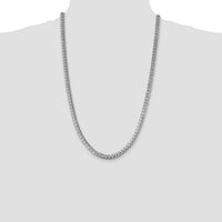 14k White Gold 6.25mm Solid Miami Cuban Chain-DCU200W-26
