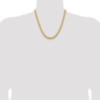 14k 6.75mm Solid Miami Cuban Chain-DCU220-20