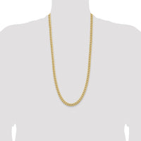 14k 6.75mm Solid Miami Cuban Chain-DCU220-30