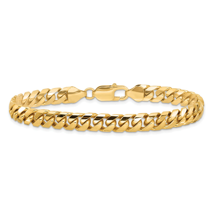 14k 6.75mm Solid Miami Cuban Chain-DCU220-9