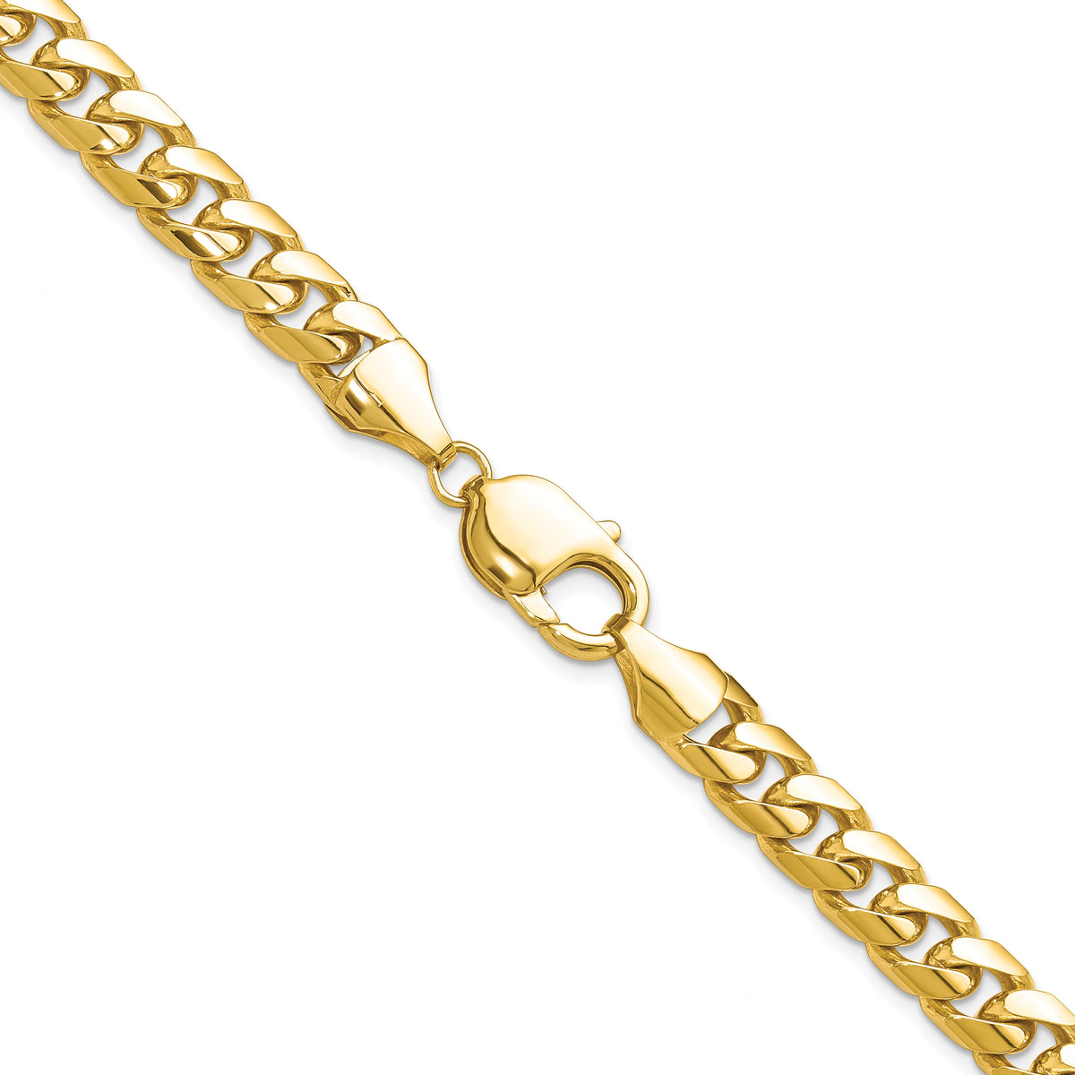 14k 8mm Solid Miami Cuban Chain-DCU250-28