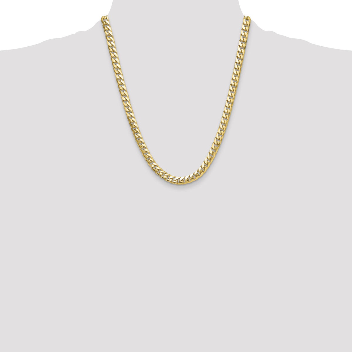 14k 8mm Solid Miami Cuban Chain-DCU250-22