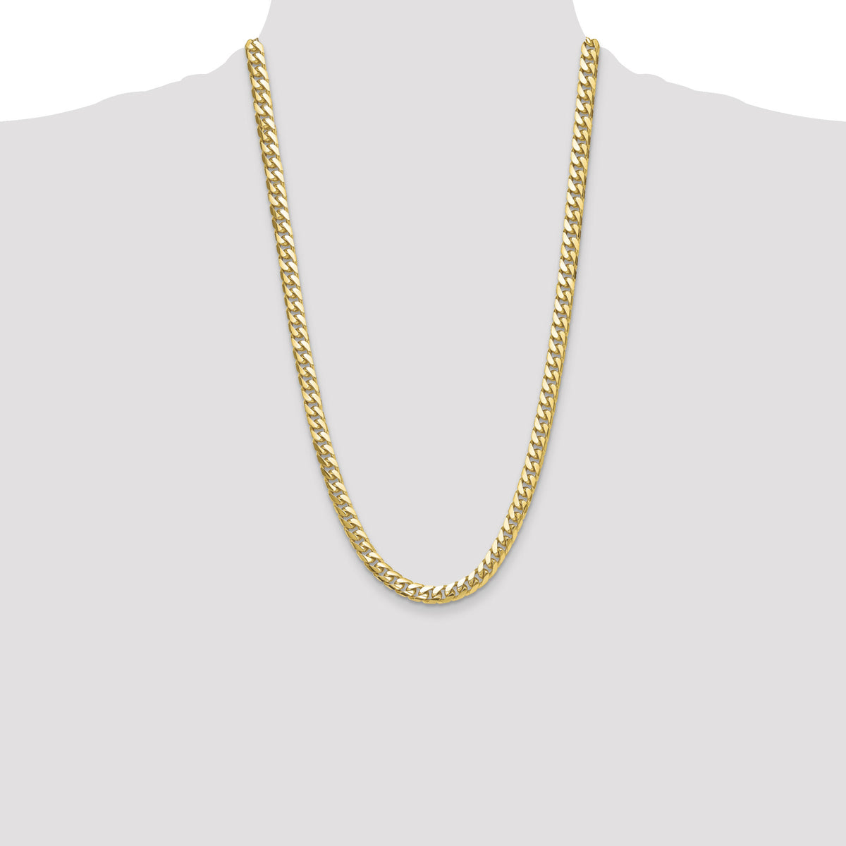 14k 8mm Solid Miami Cuban Chain-DCU250-26