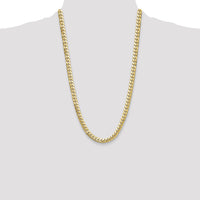 14k 8mm Solid Miami Cuban Chain-DCU250-26