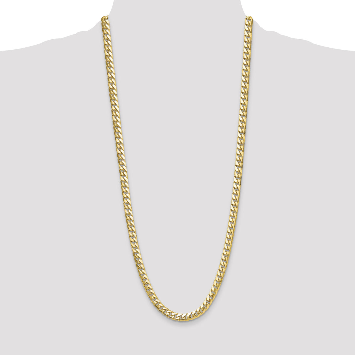 14k 8mm Solid Miami Cuban Chain-DCU250-30