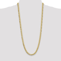 14k 8mm Solid Miami Cuban Chain-DCU250-30